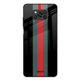 Vertical Stripes Poco X3 Glass Back Cover Online