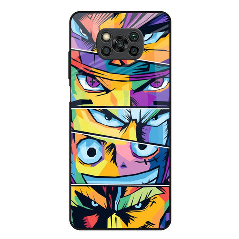 Anime Legends Poco X3 Glass Back Cover Online