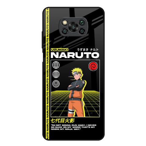 Ninja Way Poco X3 Glass Back Cover Online