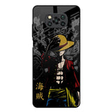 Dark Luffy Poco X3 Glass Back Cover Online