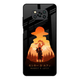 Luffy One Piece Poco X3 Glass Back Cover Online