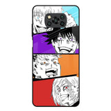 Anime Sketch Poco X3 Glass Back Cover Online