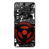 Sharingan Poco X3 Glass Back Cover Online