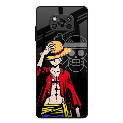 Hat Crew Poco X3 Glass Back Cover Online