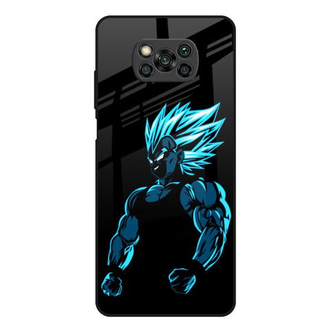 Pumped Up Anime Poco X3 Glass Back Cover Online