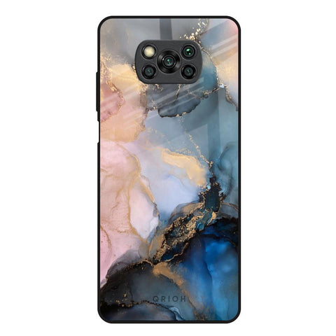 Marble Ink Abstract Poco X3 Glass Back Cover Online