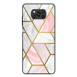 Geometrical Marble Poco X3 Glass Back Cover Online