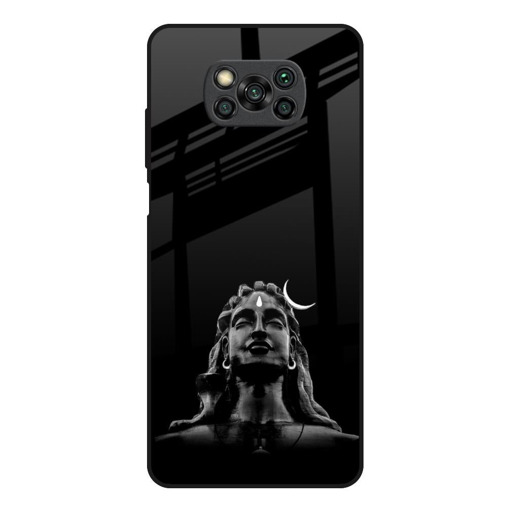 Adiyogi Poco X3 Glass Back Cover Online