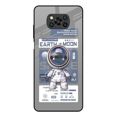 Space Flight Pass Poco X3 Glass Back Cover Online