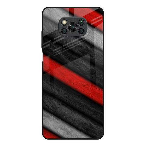 Soft Wooden Texture Poco X3 Glass Back Cover Online