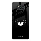 Cute Bear Poco X3 Glass Back Cover Online