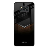 Dark Walnut Poco X3 Glass Back Cover Online