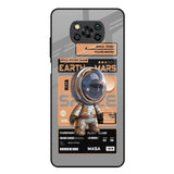 Space Ticket Poco X3 Glass Back Cover Online
