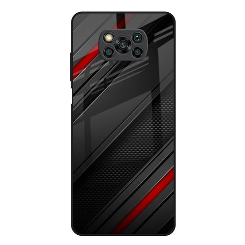 Modern Abstract Poco X3 Glass Back Cover Online