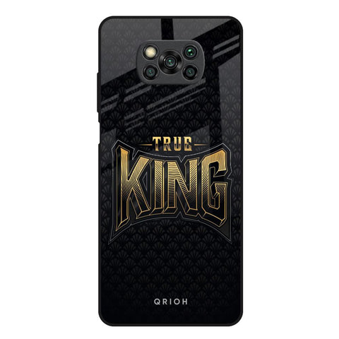 True King Poco X3 Glass Back Cover Online