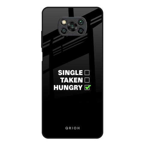 Hungry Poco X3 Glass Back Cover Online