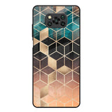 Bronze Texture Poco X3 Glass Back Cover Online