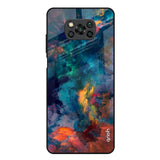 Cloudburst Poco X3 Glass Back Cover Online