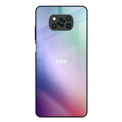 Abstract Holographic Poco X3 Glass Back Cover Online