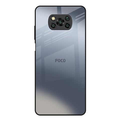 Space Grey Gradient Poco X3 Glass Back Cover Online