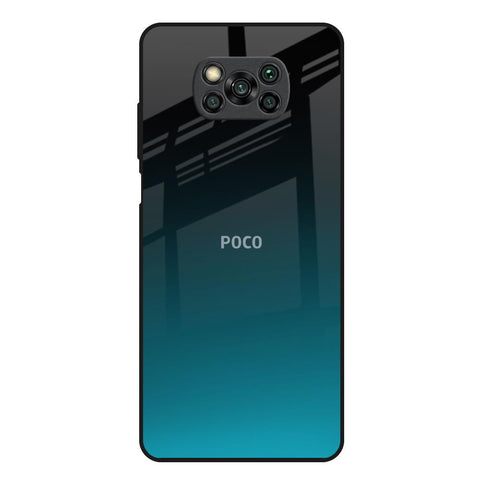 Ultramarine Poco X3 Glass Back Cover Online