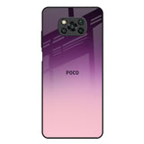 Purple Gradient Poco X3 Glass Back Cover Online
