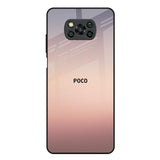 Golden Mauve Poco X3 Glass Back Cover Online