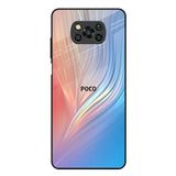 Mystic Aurora Poco X3 Glass Back Cover Online