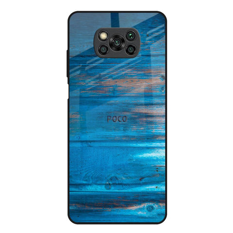 Patina Finish Poco X3 Glass Back Cover Online