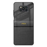 Grey Metallic Glass Poco X3 Glass Back Cover Online