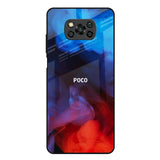 Dim Smoke Poco X3 Glass Back Cover Online