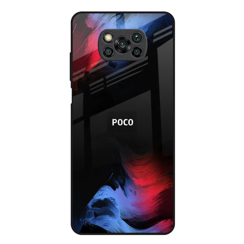 Fine Art Wave Poco X3 Glass Back Cover Online