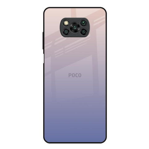 Rose Hue Poco X3 Glass Back Cover Online