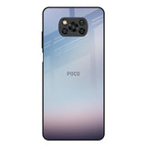 Light Sky Texture Poco X3 Glass Back Cover Online