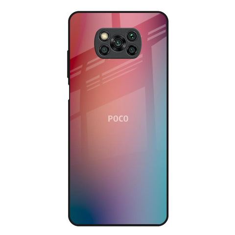 Dusty Multi Gradient Poco X3 Glass Back Cover Online