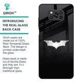 Super Hero Logo Glass Case for Poco X3