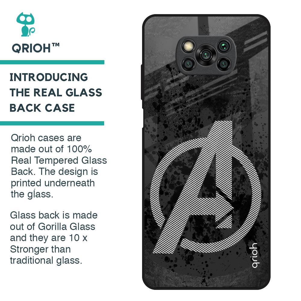Sign Of Hope Glass Case for Poco X3