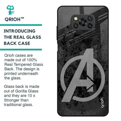 Sign Of Hope Glass Case for Poco X3