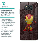 Angry Baby Super Hero Glass Case for Poco X3