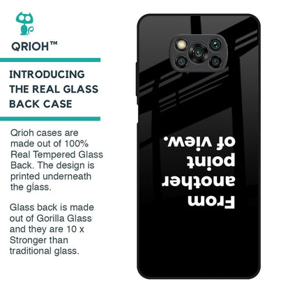 Motivation Glass Case for Poco X3