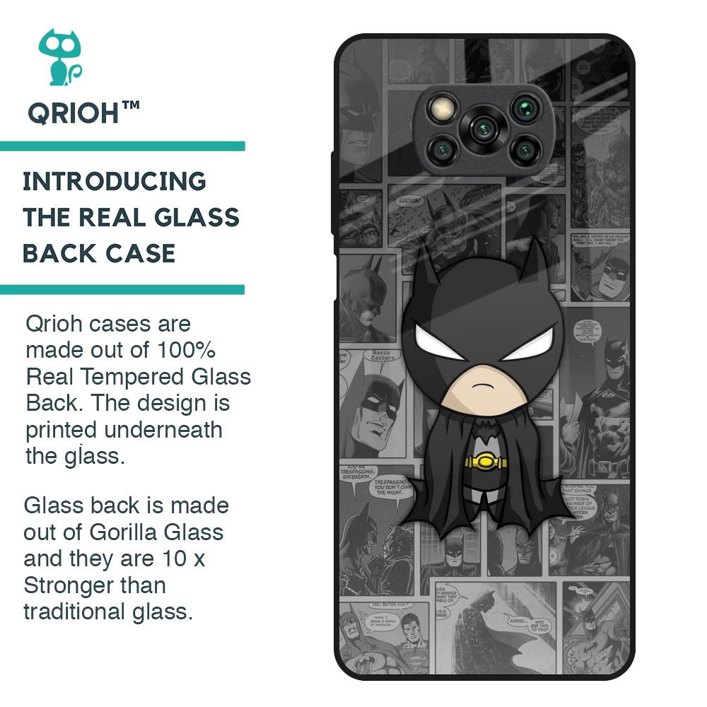 Cartoon Art Glass Case for Poco X3