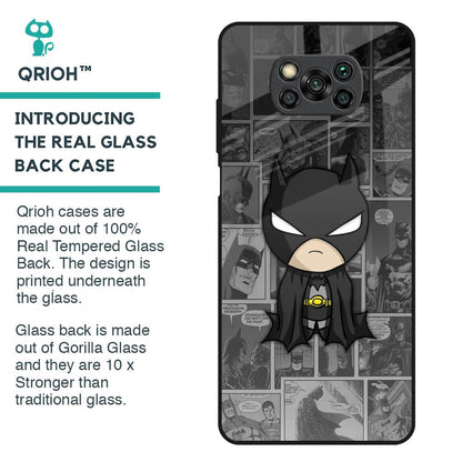 Cartoon Art Glass Case for Poco X3