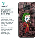Joker Cartoon Glass Case for Poco X3