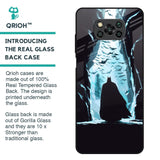 Dark Man In Cave Glass Case for Poco X3