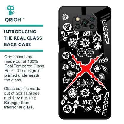 Red Zone Glass Case for Poco X3