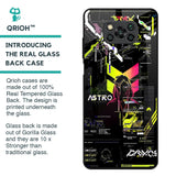 Astro Glitch Glass Case for Poco X3