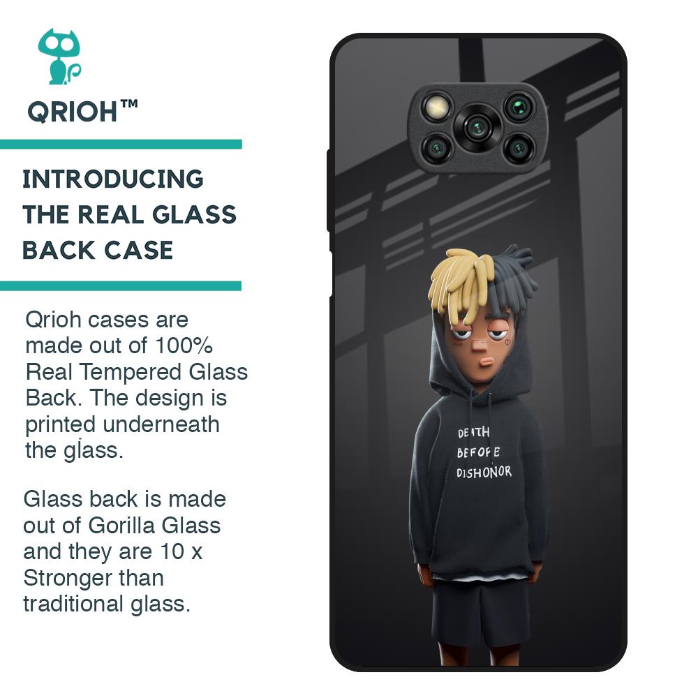 Dishonor Glass Case for Poco X3