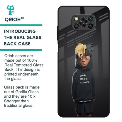 Dishonor Glass Case for Poco X3