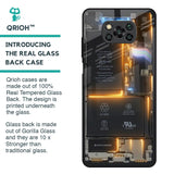 Glow Up Skeleton Glass Case for Poco X3