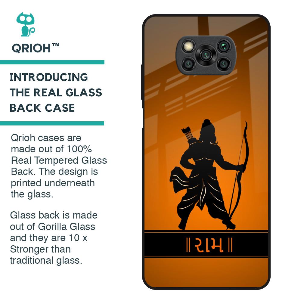 Halo Rama Glass Case for Poco X3